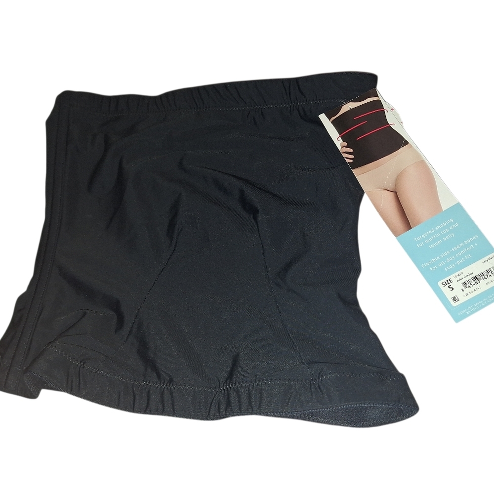 Assets by Spanx Waist Cincher Very Black Ladies Small NWT Slimming Muffin Top